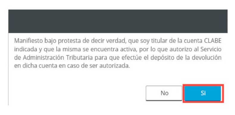 confirmación de clabe