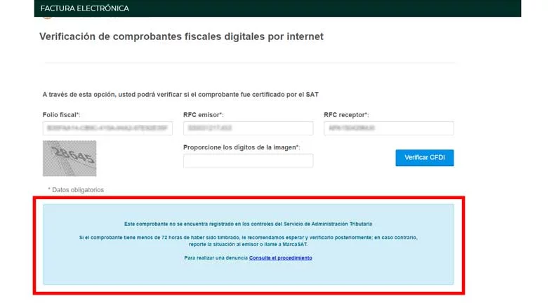 validar cfdi sat