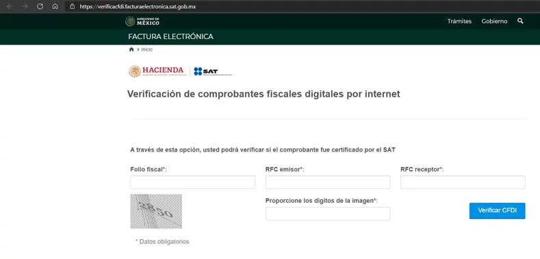verificacion de comprobantes fiscales