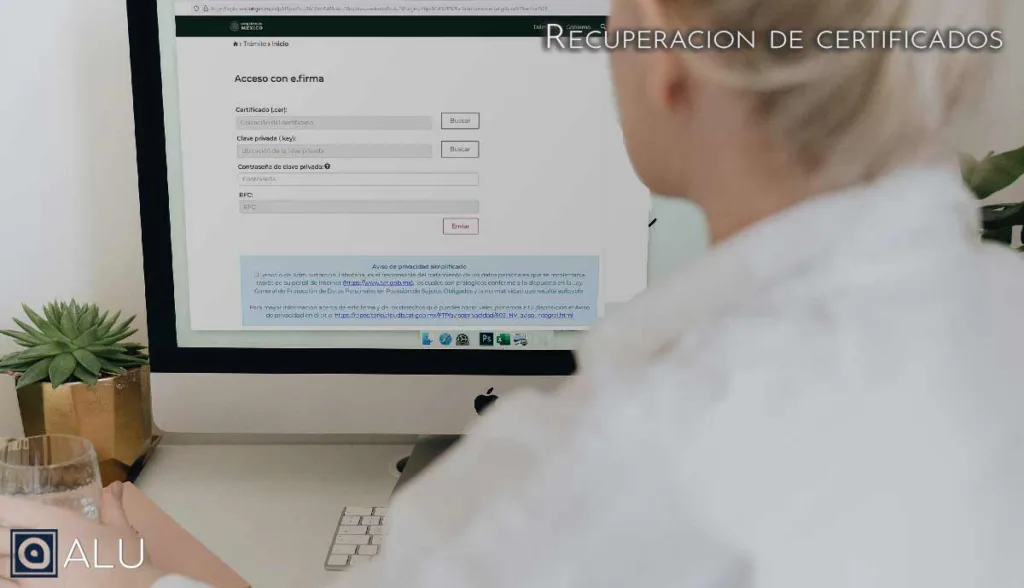 recuperacion de certificados sat