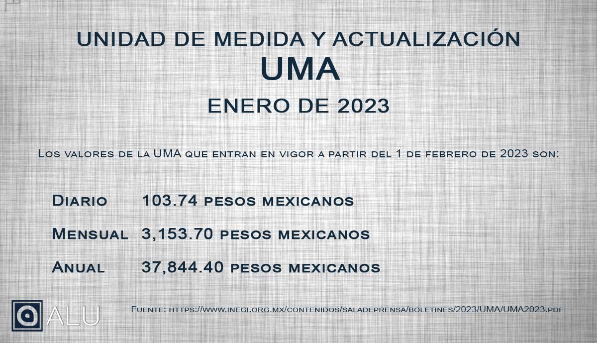 valor uma 2023