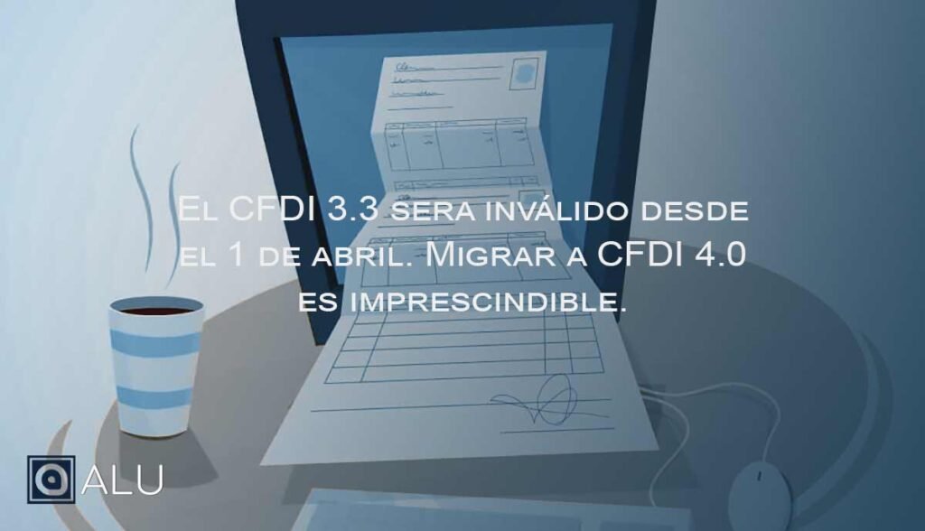 cfdi 3.3 es invalido a partir del 1 de febrero, debes migrar a 4.0