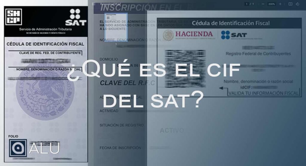 Todo Lo Que Necesitas Saber Sobre El Cif Del Sat Blog Alu 8443